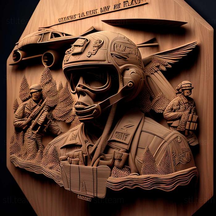 3D model Delta Force Black Hawk Down game (STL)